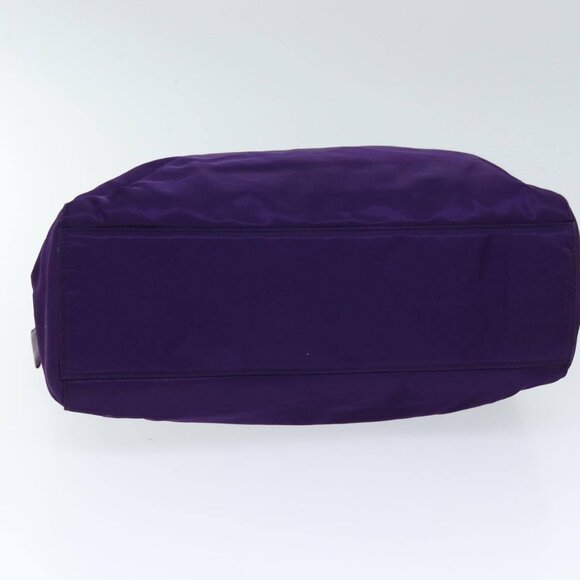 PRADA Chain Shoulder Bag Nylon Purple Auth - Picture 13 of 16